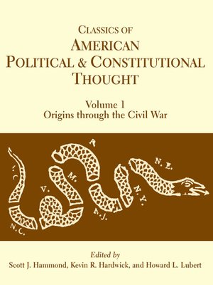 cover image of Classics of American Political and Constitutional Thought, Volume 1